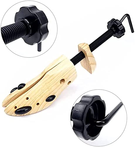 One Pair Two Way Professional Wooden Shoes Stretcher for Men or Women Shoes,for Wide Feet, Loosen Tight Shoes3