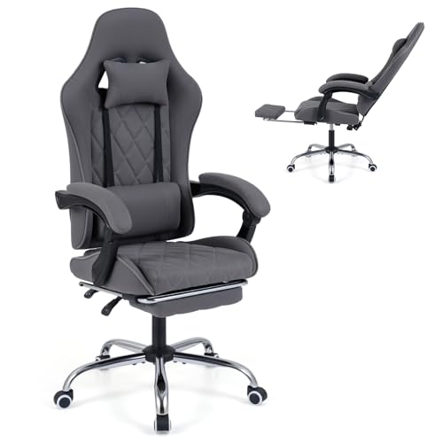 Giantex Gaming Chair, Height Adjustable Computer Chair with...