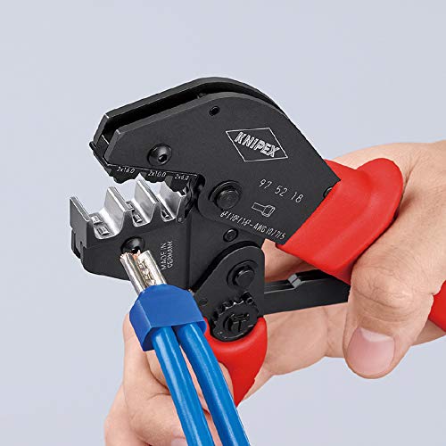 Knipex Crimping Pliers for two-hand operation burnished, with non