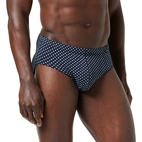 Price comparison product image Schiesser Men's Mini Briefs Slip,  Blue (Dark Blue 803)