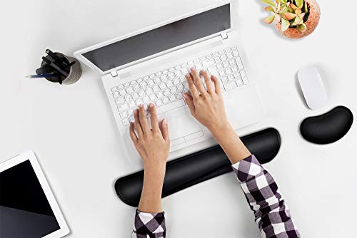 Mouse Wrist Rest Pad 17" Keyboard Wrist Rest Support Bar Memory Foam Set For Easy Typing Wrist Pain Relief Ergonomic Design Durable Anti-Skid Wrist Cushion For Office/Gaming/Laptop (1Pc) (Normal) #TOP1