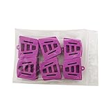 Impressive Smile Autoclave Mouth Props Dental Silicone Bite Blocks, Bag of 6 (Large (Purple))