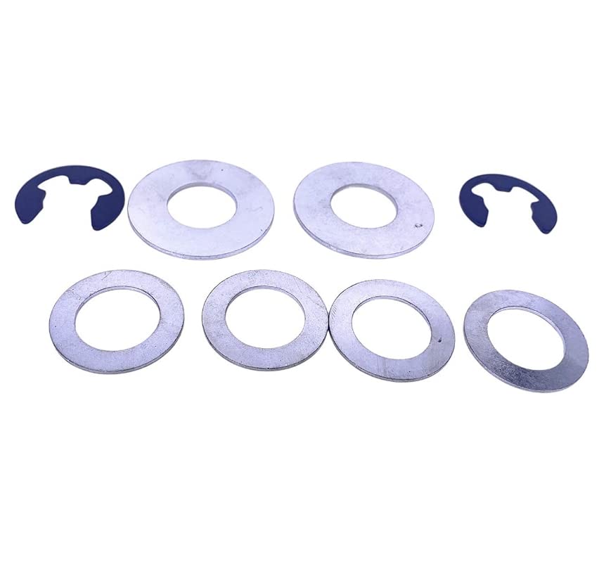 Miniatura 8 de DEEG Kit de rodamientos de brida de rueda delantera 9040H, para Husqvarna Craftsman, Murray, Poulan, AYP 532009040, 532124959, 491334, 491334MA..