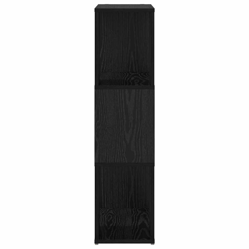 Zestaw szafek pod telewizor czarny, 60 x 24 x 94,5 cm, materiał drewnopochodny, montaż ścienny, 4 półki, nowoczesny design do salonu, uniwersalny stojak pod telewizor