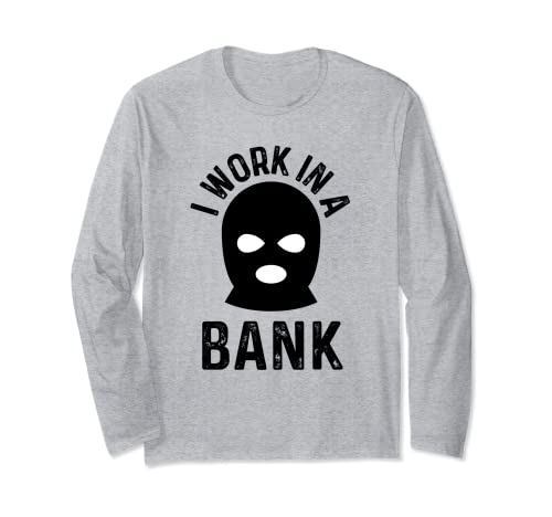 Lavoro in una banca Sarcastica banchiere Maglia a Manica