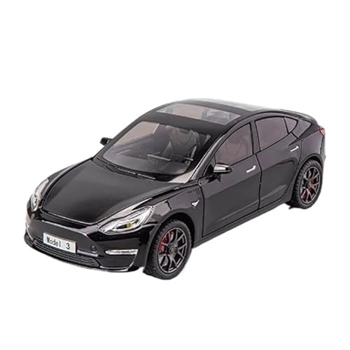 Miniatura Tesla Model 3 Escala 1:24 Metal Fundido miniatura 1