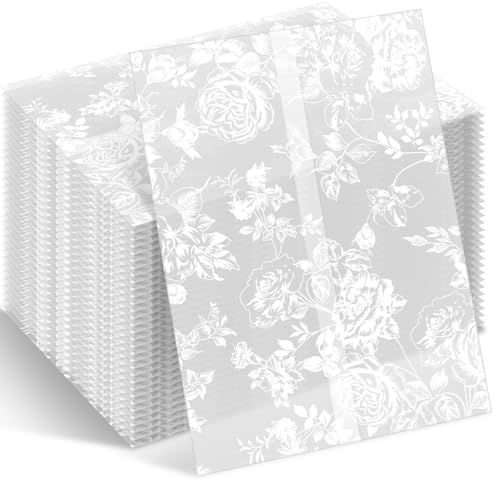Fullhawl 100 Pcs Wedding Vellum Jackets Bulk for 5x7 Invitations Vellum Paper Wedding Invitation Accessories Kit Envelope Inserts Liners for Bridal Shower Baby Shower Birthday Mother (Rose)