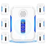 Rodent Mouse Repellent Ultrasonic Plug in Indoor with 4 Mode Switching&Flash Light to Keep Mice Spider Roach Rat Bug Mosquito Ant Insect Away(6Pack)
