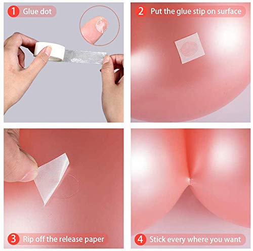 TOYXE Balloon Reusable Arch Strip and Glue Dots Tape Set of 2 Pcs each | Arch Making Accessories Gate - Image 4 thumbnail
