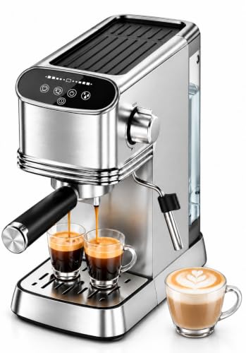COWSAR Stainless Espresso Machine with 45 oz Water Tank Coffee Machine