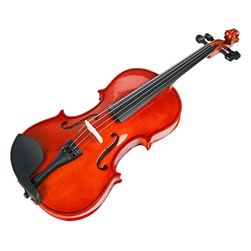 Image of Violin World Famous Rampur Maple Wood 4 /4 Full Size (4-String) Handmade Behala Crafted in 100+ Yrs old Manufacturing Plant (Reddish Brown)