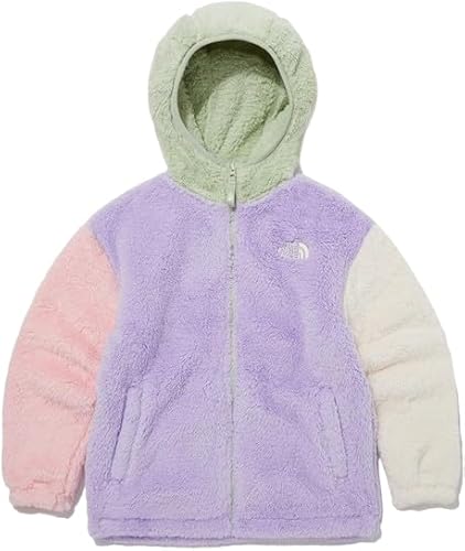 (UEm[XtFCX) THE NORTH FACE KIDS COMFY FLEECE HOODIE q t[X WPbg (100, LILAC(NJ4FP52S)) [sAi]