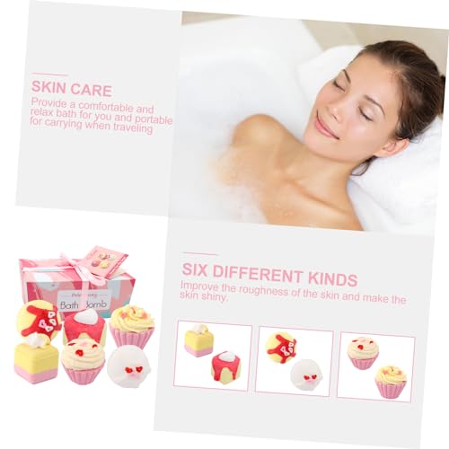 FRCOLOR 6 Unidades Conjunto De Bola De Sal De Banho Ternos Para Tomando Banho Esfoliação Óleos Essen