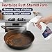 RAINPOT Rust Remover Spray - Heavy Duty Metal Cleaner & Fast Acting Rust Stain Remover, Multi-Purpose Rust Converter for Stainless Steel, Automotive Parts & Tools (3PCS)