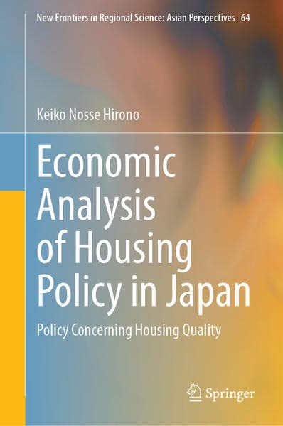 Buy Economic Analysis of Housing Policy in Japan — BookShops.in