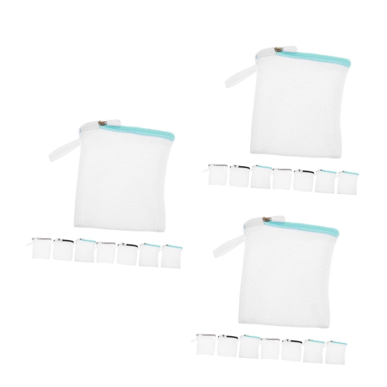 Alipis 24piezas Bolsas De Lavandería De Malla Bolsa Multifuncional Para Ropa Delicada Para Sujetadores y Ropa Interior Protección y Organización Viajes y Lavadoras