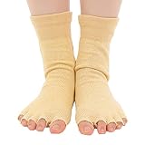 [足ラクダさんの靴下] 5本指ソックス レディース つま先なし 絹 綿 ヨガソックス サンダル（23-25cm きなこおはぎ SS16-13）