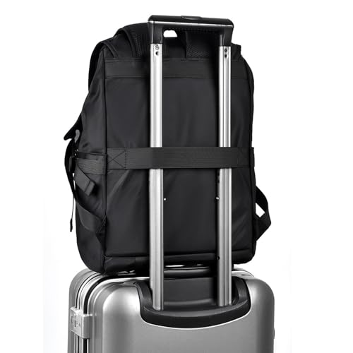 Image of Impack 30L Business Laptop Backpack | Waterproof Unisex Travel Bag | Large Capacity 15.6 inch Laptop Bag with Multiple Compartments | Stylish Office College Backpack for Men & Women