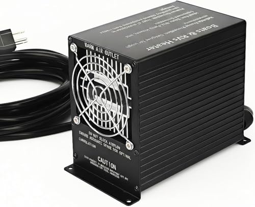 Binmaton Boat Engine Compartment Heater 400W | Self-Regulating Bilge Heater for Boats with Automatic Thermostat | Reliable Heater for Winter Storage for Boats, RVs, Greenhouses, and Enclosed Areas