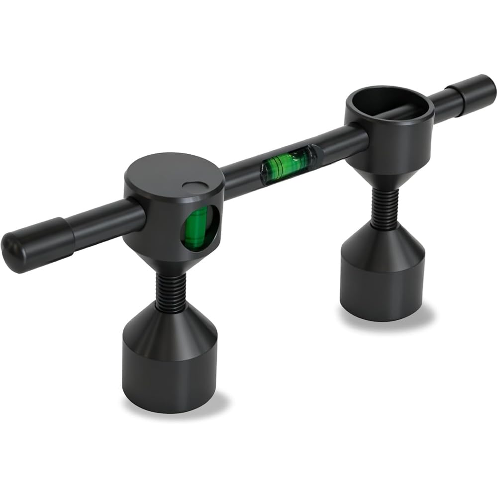 Jnchdghwa Black Built-In Level Threaded Pipe Flange Aligners Fit Flanges With Holes From 1/2" To 1-7/16" Diameter