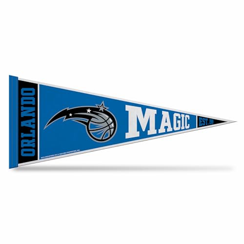 Image of Rico Industries NBA Basketball 12 inch x 30 inch Felt Wall Decor Pennant - Great for Home /Bed Room /Man Cave Decor