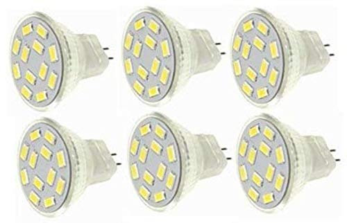 Ampoule MR11 LED 5730 12V blanche en verre pour spot encastrable