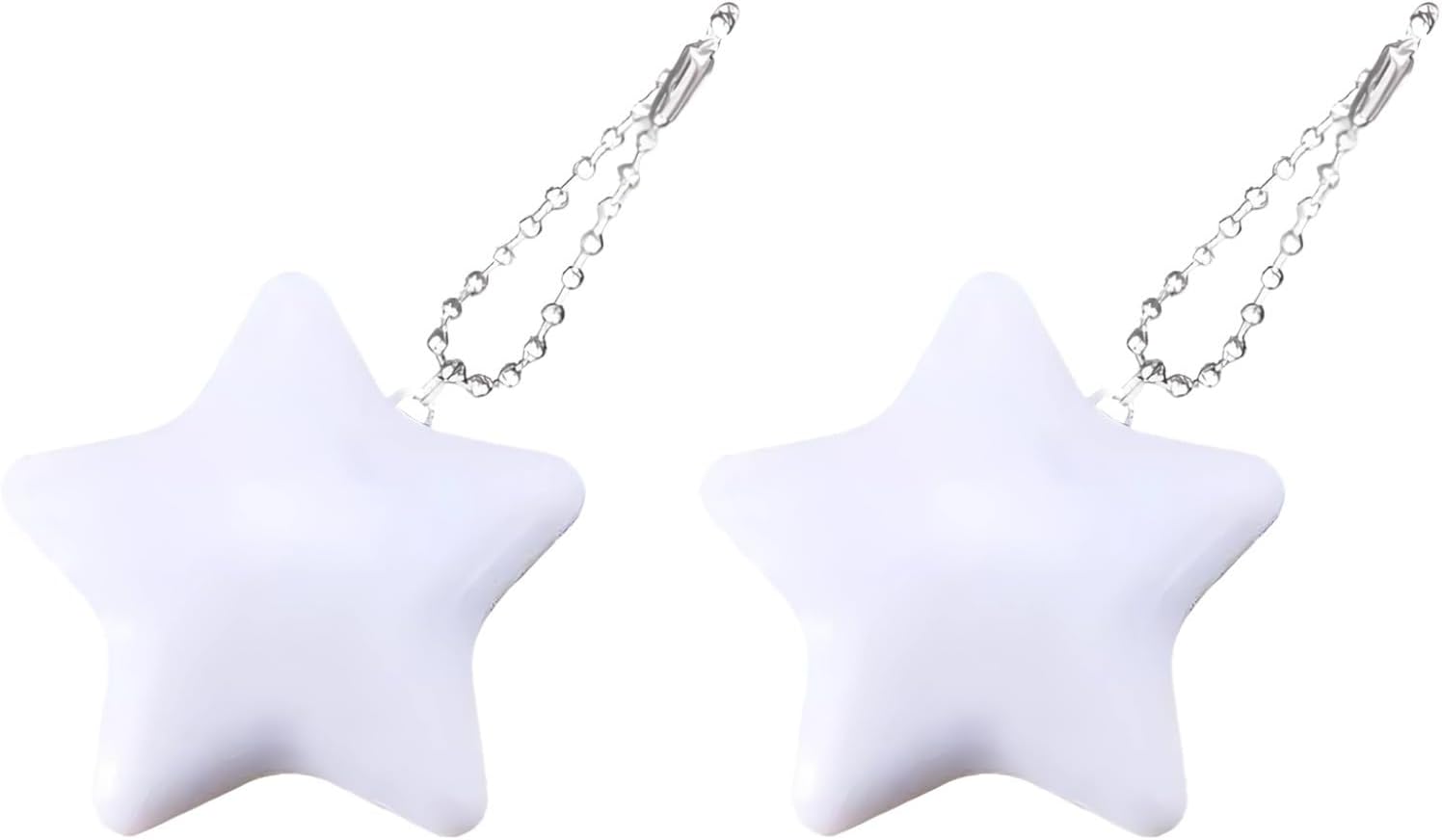 Handbag Light, 3 in 2 Pcs Led Star Night Lamp, Portable Battery Powered Touch Sensor Closet Light, Cute Decor with Chain for Women