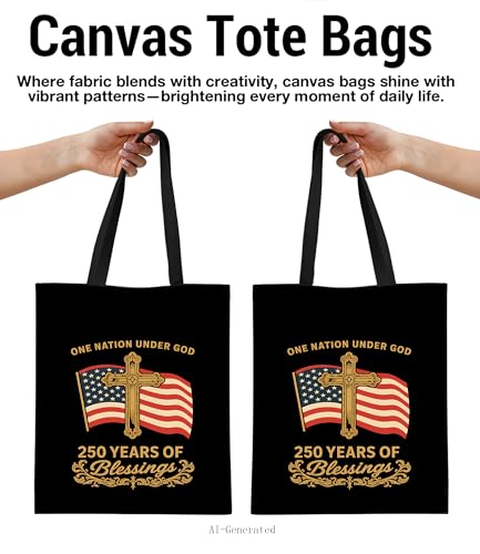 Image of Cute Cat Canvas Tote Bag for Women， Aesthetic Reusable Shoulder Bag for Shopping Travel Work