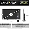 CHiQ L40QST 40 Pollici(101cm) QLED FHD Pro Smart Google TV - Design Metallo Senza Cornice, 93% DCI-P3, HDR10, Dolby Audio,Controllo Vocale, DVB-T2,2025