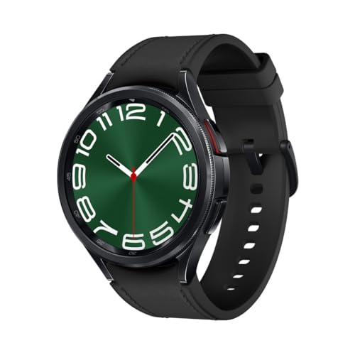 Samsung Galaxy Watch6 Classic Smart Watch, Fitness Tracker, LTE, 47mm, Black, 3 Year Samsung Extended Warranty (UK Version)