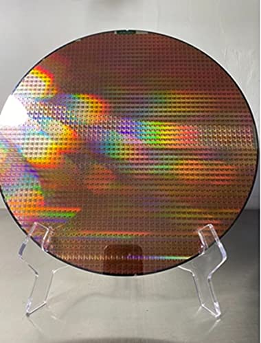 1Pcs 12-Inch Wafer Lithography Silicon Wafer Semiconductor Exhibition Siliconwafer Dummywafer Wafer Research #TOP1