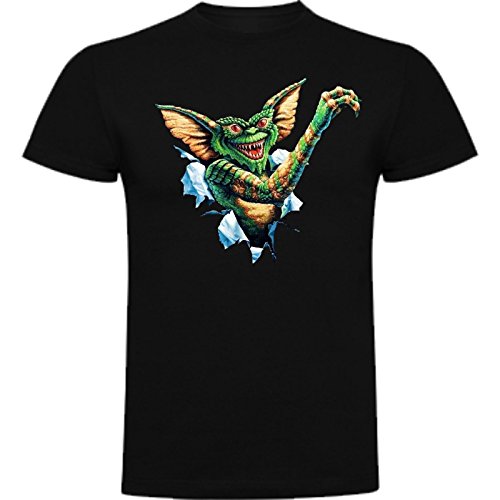 the Fan Tee Camiseta de NIÑOS Varios Peliculas Gremlins Gizmo Spielberg Terror Comedia Medianoche 7-8 Años