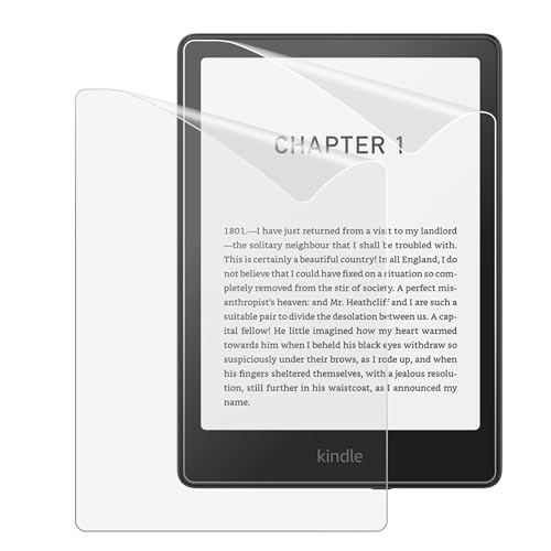 MoKo 2 Pack Screen Protector for 7 Kindle Paperwhite 12th Generation 2026/2025 & Kindle Colorsoft 2025/2024 Anti Glare PET Protective Film Matte Screen Protector for Kobo Auro2 Case Friendly