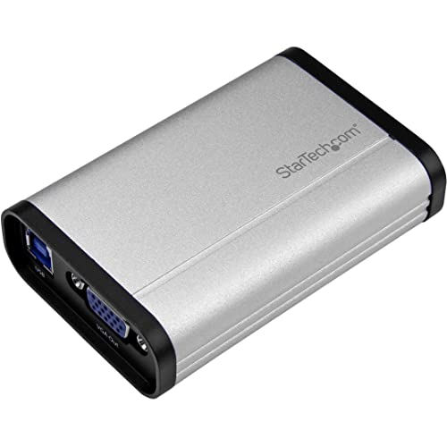 StarTech.com USB 3.0接続VGAビデオキャプチャーユニット 1080p/60fps対応テレビ動画レコーダー D-Sub15ピン/メス - USB B/メス USB32VGCAPRO