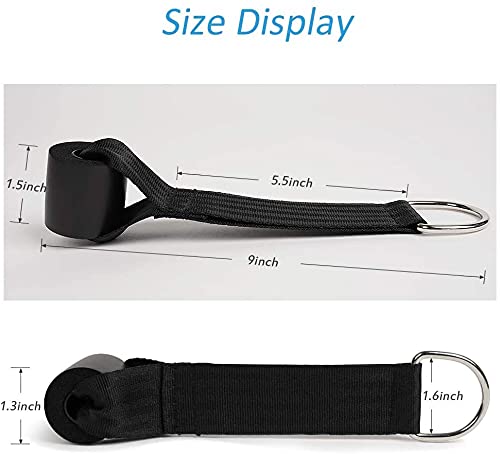 Fitcozi Heavy Duty Door Anchor for Resistance Bands,with D-Ring, Exercise Fitness Bands Accessory,for Pull Up Bands, Strength Tubes,Yoga,Ballet,Physical Therapy Bands,Workout Bands 1