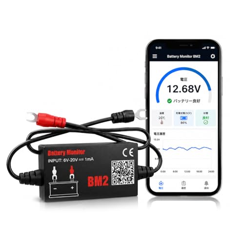 12Vカーバッテリー充電診断機 Amazon.co.jp: バッテリーモニター 無線 バッテリー診断機 12V 起動と