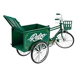 ETHZZLE Scale Alloy Trike Ornament for Home Office Desktop Decoration Green Classic Style Collector
