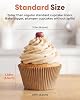 Bake Choice Non-stick 200pcs Standard Cupcake Liners for Baking, Natural, Food-grade Cupcake Wrapper, Greaseproof Parchment Muffin Liners #3
