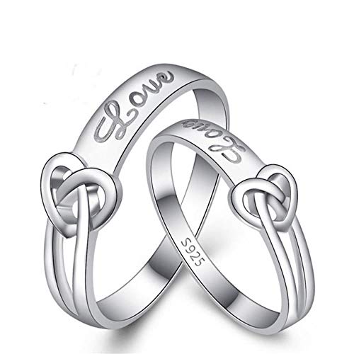 Bague de mariage en cristal de haute qualité avec anneau ajustable pour couple