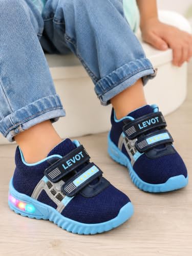 Image of Hunter-3 Multicolor LED Light Slipon Casual,Walking & Running Unisex Shoes for Boys & Girls Suitable on Every Outfit (2 Years-4.5 Years)(Pack of 1 Pair)
