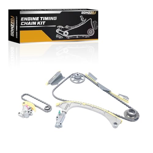 GDHZZDJ Engine Timing Chain Kit W/Sprocket & Tensioner & Guide Compatible with Honda 2013 2014 2015 2016 2017 Accord 2.4L L4 DOHC Replace# 14401-5A2-A02 13441-5A2-A01 13620-5A2-A01