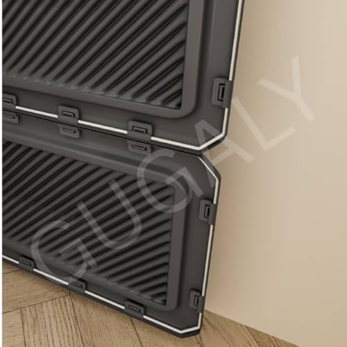 Image of 4 Layer Premium Plastic Shoe Rack for Home|Shoe Rack with Door|Multipurpose Shoe Stand & Organizer| Space Saving, Durable & Portable Shoe Storage Shelf for Home|Plastic Rack for Bedroom