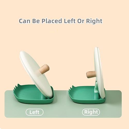 Miniatura 3 de Soporte para cuchara de cocina con almohadillas de goteo, reposos de utensilios resistentes al calor para encimera de estufa, soporte de cuchara con