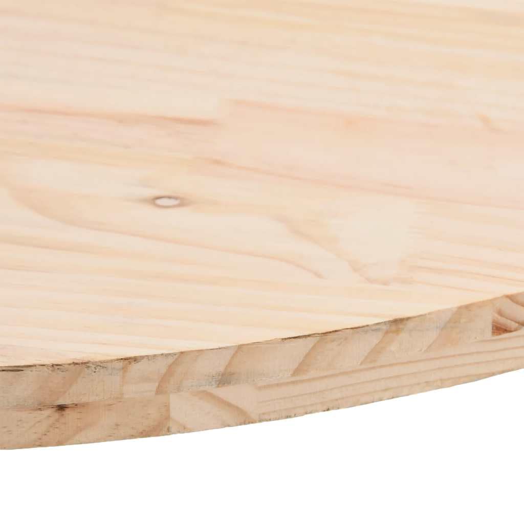 Dessus de table 110x55x2,5 cm bois de pin massif ovale