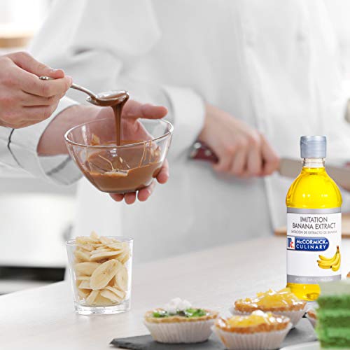 Mccormick Culinary Imitation Banana Extract, 16 Fl Oz - One 16 Fluid Ounce Bottle Of Banana Flavoring Extract, Perfect For Baking, Keto, Beverages And More #TOP5