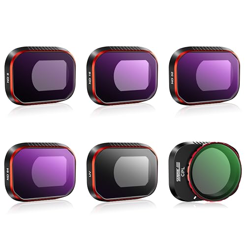 Kit filtres ND et CPL pour drone en aluminium avec protection UV intégrée