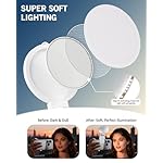 NiceVeedi 3 Color Soft Selfie Light Phone Light with Clip, Portable Edge-lit Ring Light, Rechargeable Video Conference Lighting for iPhone/Selfies/Makeup/Live Streaming/TikTok/Vlog/Zoom/Video Calls - Image 2