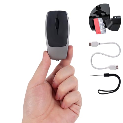 Mini souris sans fil portable grise pour éviter la fatigue