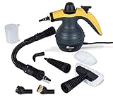 Neuste Version des bekannten Bestsellers - tausendfach verkauft! POWER 2500 OVM Handdampfreiniger Gelb-Schwarz Dampfreiniger Handdampfer Dampfente Steam cleaner