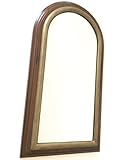  Specchiera cornice in legno e ottone